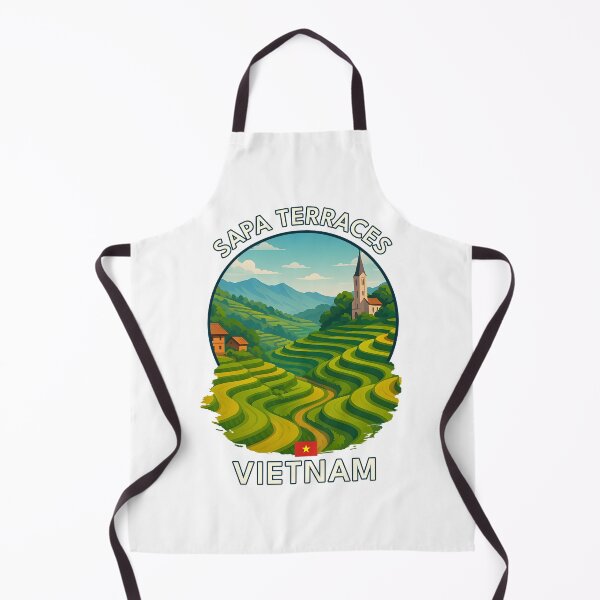 Item preview, Sapa Terraces Lao Cai - Vietnam - Iconic Asia Landmark Travel vacation destination souvenir art  designed and sold by inkNext.