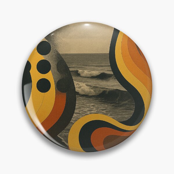 Item preview, Retro Waveform Ocean Dream designed and sold by weirdfishes123.
