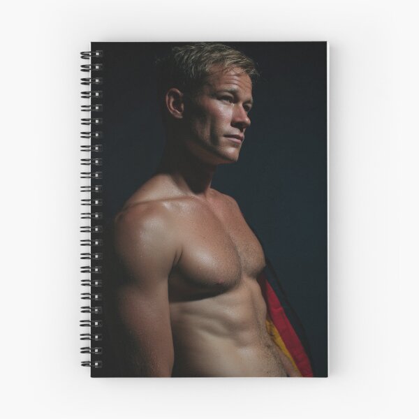 Item preview, Sexy Muscular German Man Portrait #8 designed and sold by Atlas Kai.