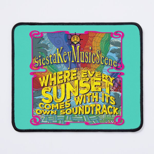 Item preview, Music Scene & Rock 'n' Roll Logo – Psychedelic Siesta Key Live Music Art designed and sold by Siesta Key Music Scene.