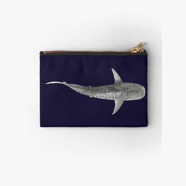 Item preview, TIGER SHARK-Galeocerdo cuvier (above) navy blue designed and sold by BEATRIZ ABAITUA.