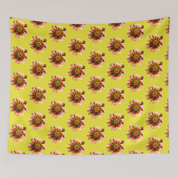 Item preview, Multicolor Fiesta Gazania with Water Sparkles Die Cut designed and sold by JoyousArt4u.