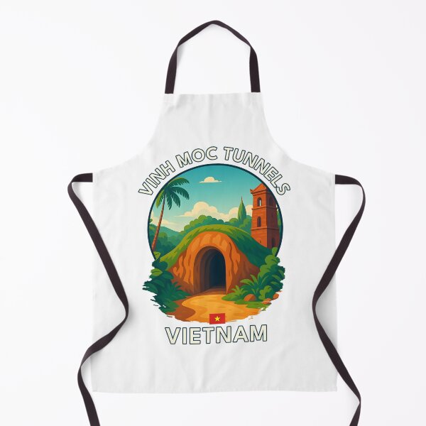 Item preview, Vinh Moc Tunnels  Quang Tri Vietnam - Iconic Asia Landmark Travel vacation destination souvenir art  designed and sold by inkNext.