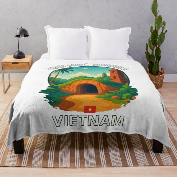 Item preview, Vinh Moc Tunnels  Quang Tri Vietnam - Iconic Asia Landmark Travel vacation destination souvenir art  designed and sold by inkNext.