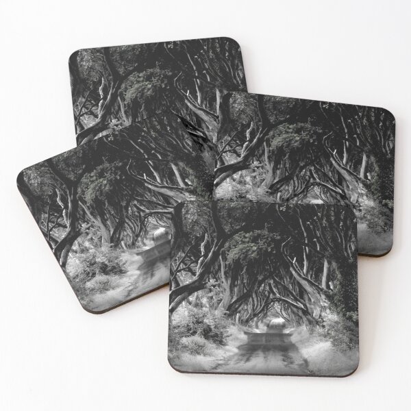Item preview, Dark Hedges near Belfast in black and white designed and sold by Jenzer83.
