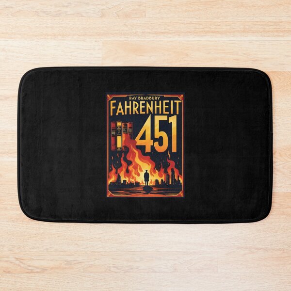 Item preview, An Illustration for Fahrenheit 451 - Ray Bradbury designed and sold by GoodOldVintage.