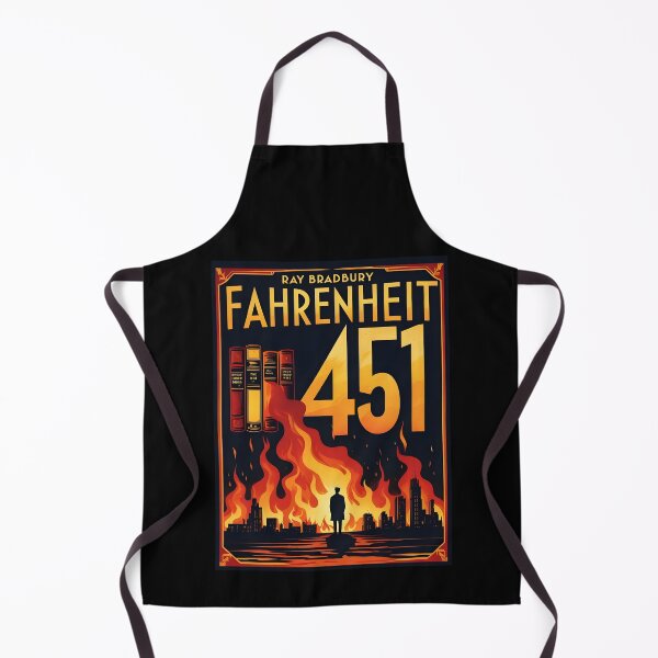 Item preview, An Illustration for Fahrenheit 451 - Ray Bradbury designed and sold by GoodOldVintage.