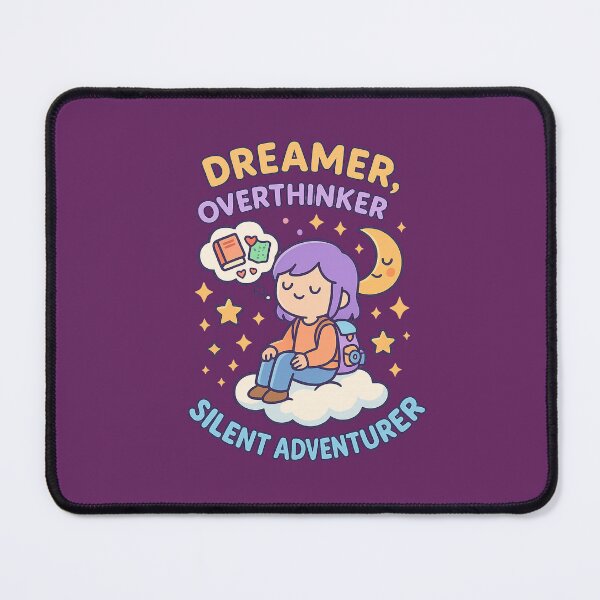 Item preview, Dreamer Overthinker Silent Adventurer – Cloud Art designed and sold by LaserKey.