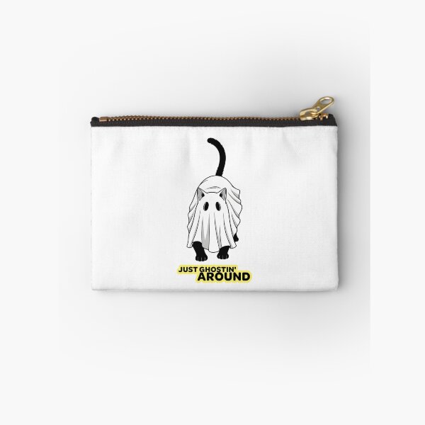 Item preview, Funny Ghost Cat Halloween Just Ghostin Around Design designed and sold by cat-lover-mc.