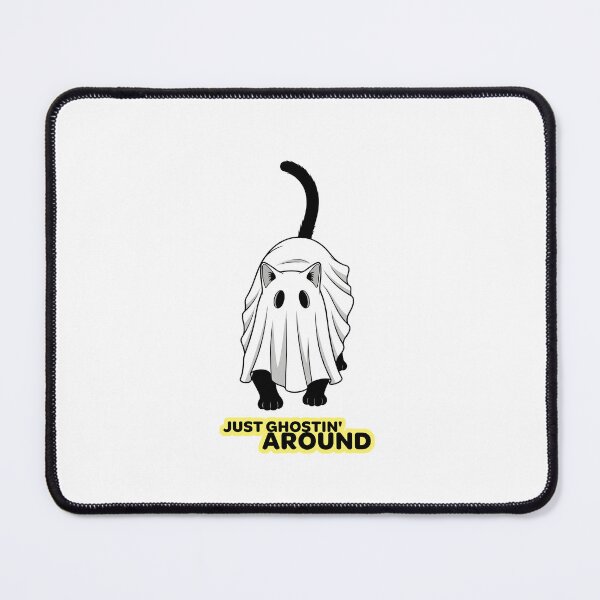 Item preview, Funny Ghost Cat Halloween Just Ghostin Around Design designed and sold by cat-lover-mc.