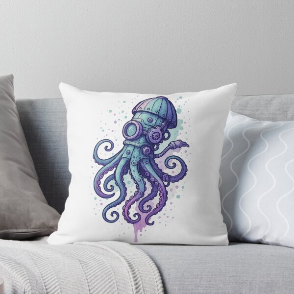 Item preview, Steampunk Octopus – Mechanical Deep Sea Creature designed and sold by Neon Nightmare.