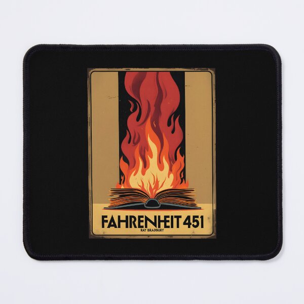Item preview, An Illustration for Fahrenheit 451 - Ray Bradbury designed and sold by GoodOldVintage.