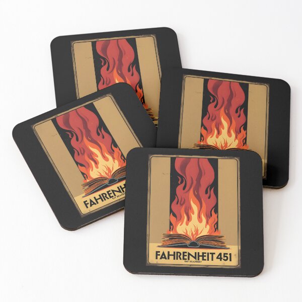 Item preview, An Illustration for Fahrenheit 451 - Ray Bradbury designed and sold by GoodOldVintage.