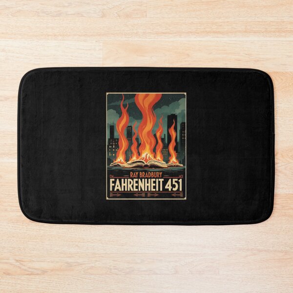 Item preview, An Illustration for Fahrenheit 451 - Ray Bradbury designed and sold by GoodOldVintage.