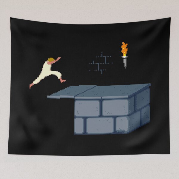 Item preview, Prince of Persia Jumps on a Broken Tile designed and sold by Geek Gobbledygook.