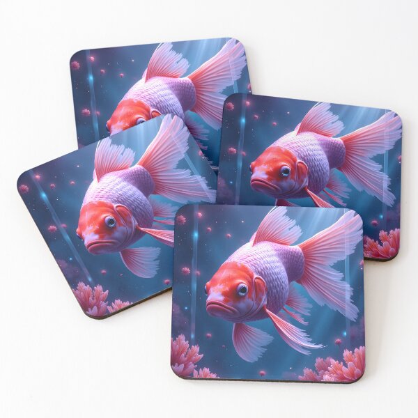 Item preview, Luminous Depths: The Radiant Goldfish designed and sold by oanaunciuleanu.