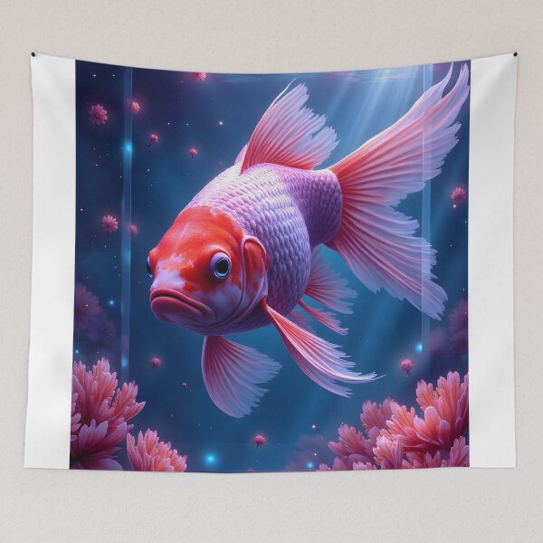 Item preview, Luminous Depths: The Radiant Goldfish designed and sold by oanaunciuleanu.
