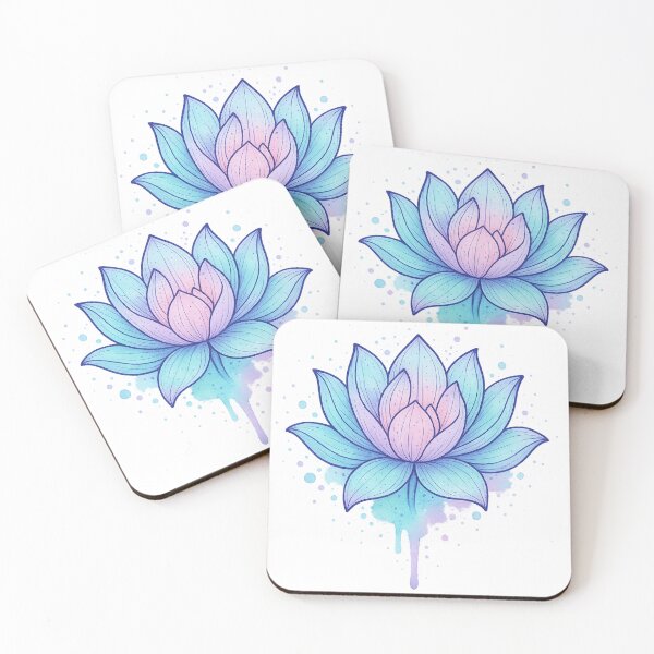Item preview, Watercolor Lotus Flower – Tranquil Floral Art designed and sold by Neon Nightmare.