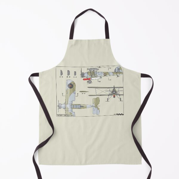 Item preview, Fairey Swordfish WW2 Biplane Torpedo Bomber Color Diagrams designed and sold by MilitaryMart.