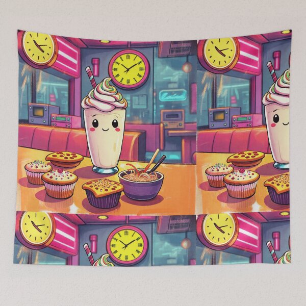 Item preview, A cartoon-style illustration of a milkshake designed and sold by ZionzRoyalty.