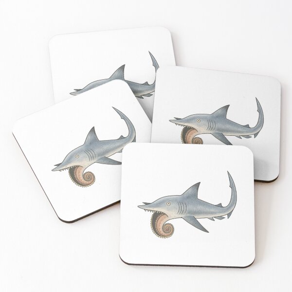 Item preview, Helicoprion, Vintage Prehistoric Spiral-Tooth Shark Art designed and sold by Vendeloc.