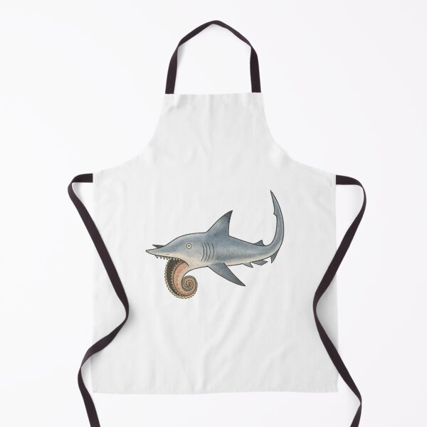 Item preview, Helicoprion, Vintage Prehistoric Spiral-Tooth Shark Art designed and sold by Vendeloc.