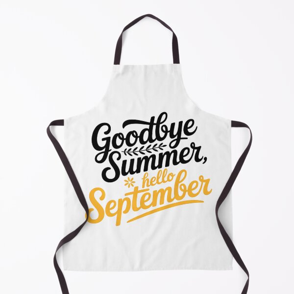 Item preview, Goodbye Summer Hello September Seasonal Typography designed and sold by Haji Kamora.