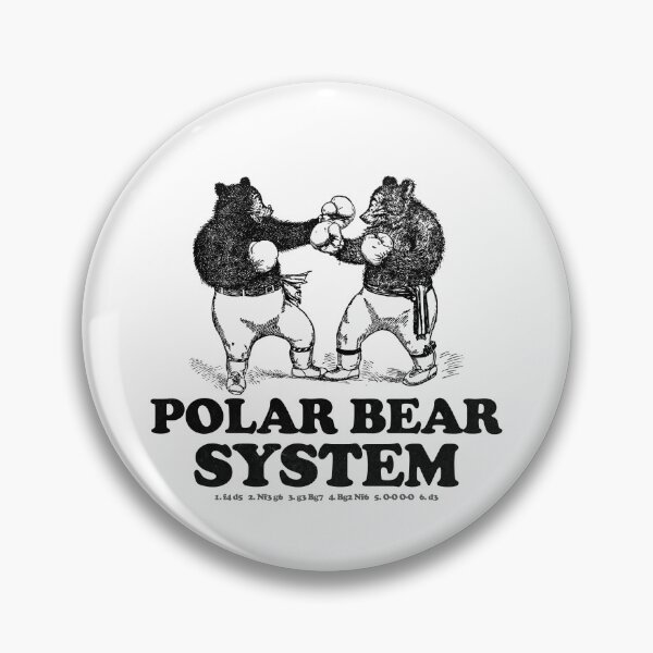 Item preview, Polar Bear System–Wild Chess Opening Meme Design designed and sold by felixpauli.