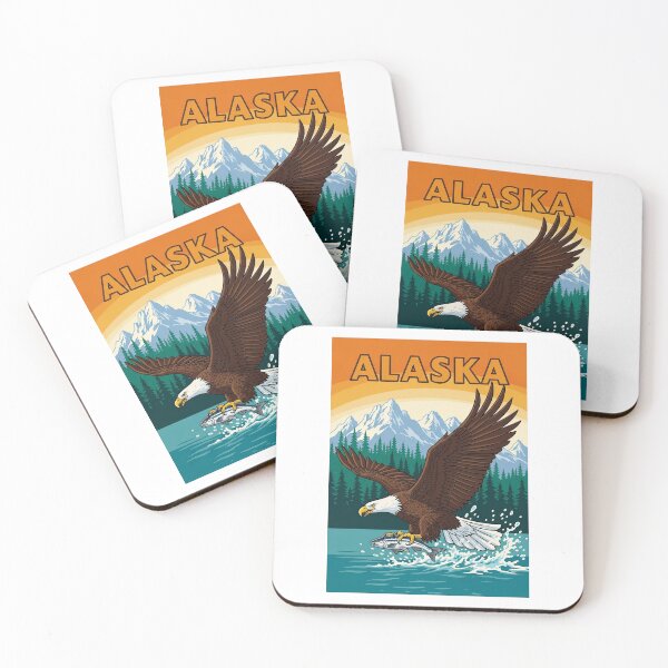 Item preview, Vintage Alaska Bald Eagle Travel  designed and sold by TeeARTHY.