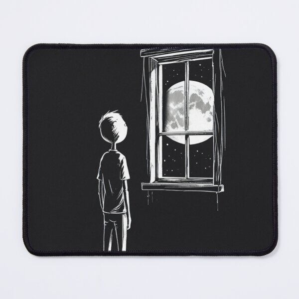 Item preview, Moonwatcher – Stickman in Solitude designed and sold by CracStudio.