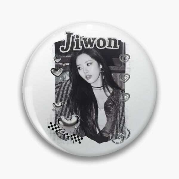 Item preview, Fromis_9 Jiwon Kpop Girl Group Black and White Collage Design designed and sold by AJUNICE STUDIO.