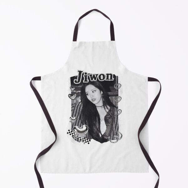 Item preview, Fromis_9 Jiwon Kpop Girl Group Black and White Collage Design designed and sold by AJUNICE STUDIO.
