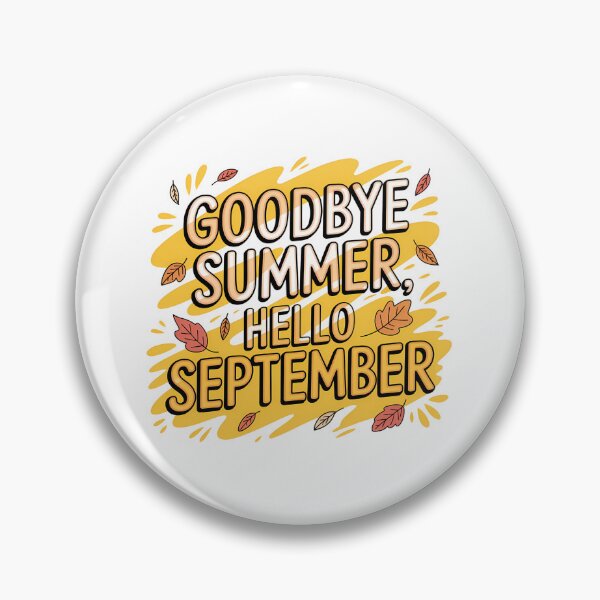 Item preview, Goodbye Summer Hello September Seasonal Typography designed and sold by Haji  Kamora.
