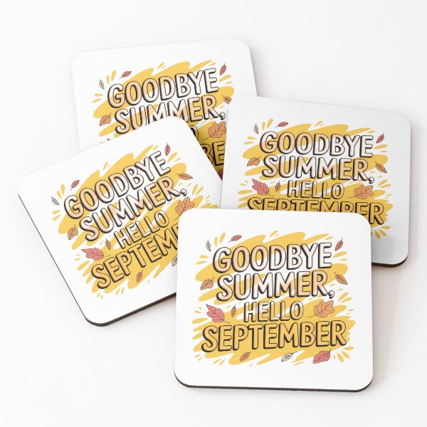 Item preview, Goodbye Summer Hello September Seasonal Typography designed and sold by Haji  Kamora.