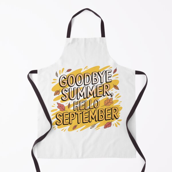 Item preview, Goodbye Summer Hello September Seasonal Typography designed and sold by Haji Kamora.