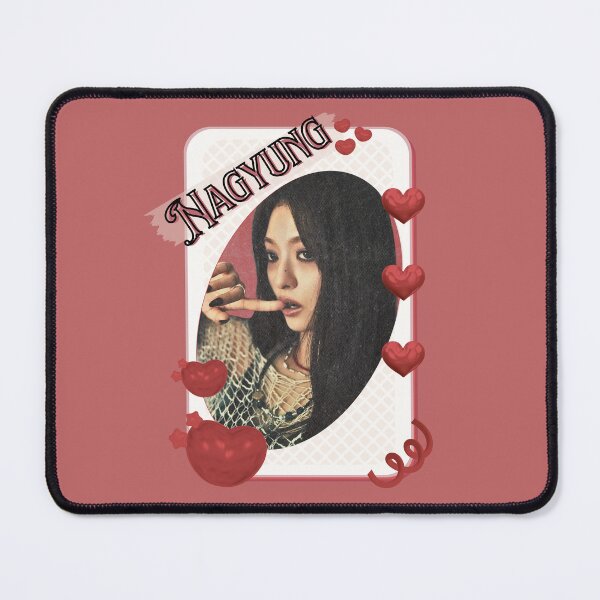 Item preview, Fromis_9 Nagyung Kpop Girl Group Card Red Aesthetic Collage Design designed and sold by AJUNICE STUDIO.