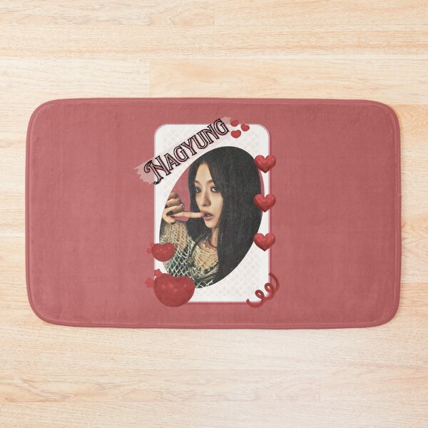 Item preview, Fromis_9 Nagyung Kpop Girl Group Card Red Aesthetic Collage Design designed and sold by AJUNICE STUDIO.