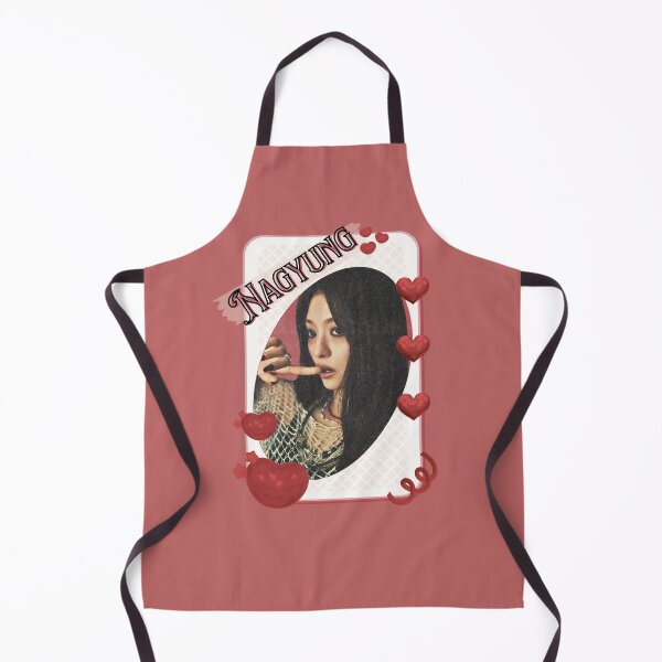 Item preview, Fromis_9 Nagyung Kpop Girl Group Card Red Aesthetic Collage Design designed and sold by AJUNICE STUDIO.