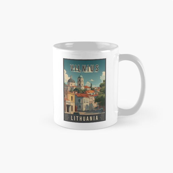 Item preview, Explore Historic Old Town of Vilnius in Lithuania - Travel Art designed and sold by turtlestart.