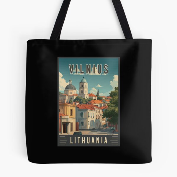 Item preview, Explore Historic Old Town of Vilnius in Lithuania - Travel Art designed and sold by turtlestart.