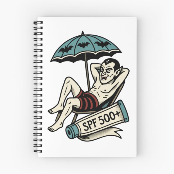 Item preview, Relaxed vampire with SPF 500+ sunscreen designed and sold by JonysCreativeDesigns.