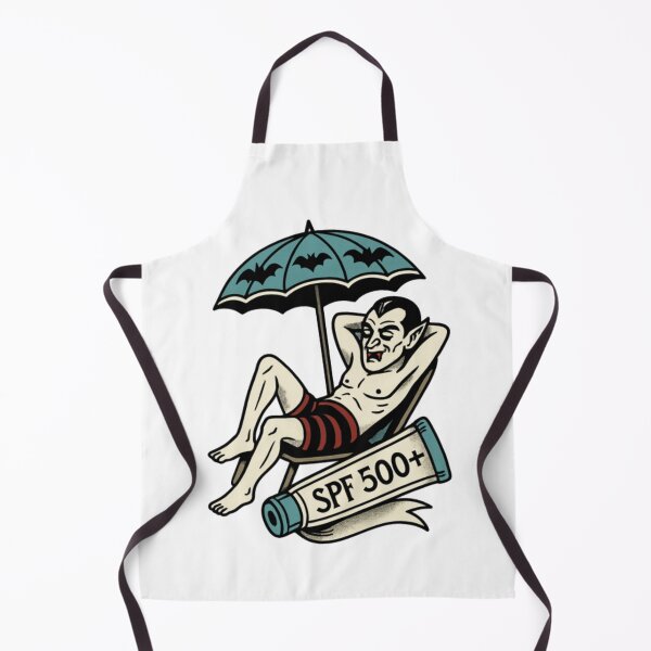 Item preview, Relaxed vampire with SPF 500+ sunscreen designed and sold by JonysCreativeDesigns.