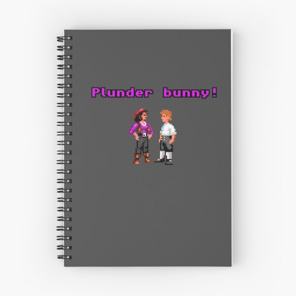 Item preview, Monkey Island Plunder Bunny Retro Pixel DOS game fan item designed and sold by hangman3d.