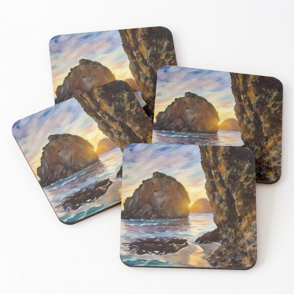 Item preview, Sea Stacks at Sunset, Oregon Coast designed and sold by The Wandering Bookworm.