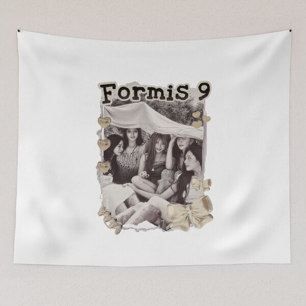 Item preview, Fromis_9 Kpop Girl group Scrapbook Collage Cozy Y2K Vintage Design designed and sold by HELL0WBELLO.