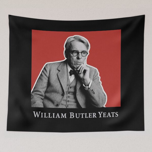 Item preview, William Butler Yeats – Minimalist Literary Portrait | Irish Poet Wall Art designed and sold by Oqueartecura.