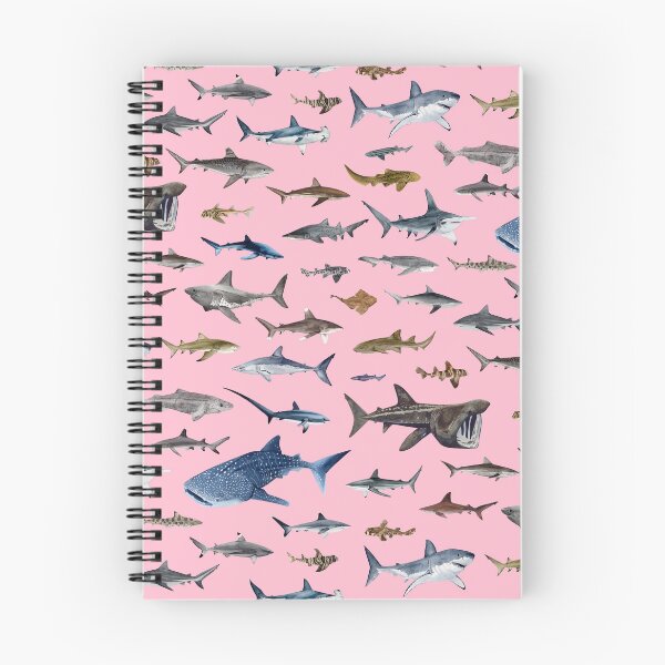 Item preview, SHARKS poster-pink designed and sold by BEATRIZ ABAITUA.