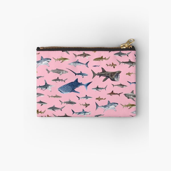 Item preview, SHARKS poster-pink designed and sold by BEATRIZ ABAITUA.