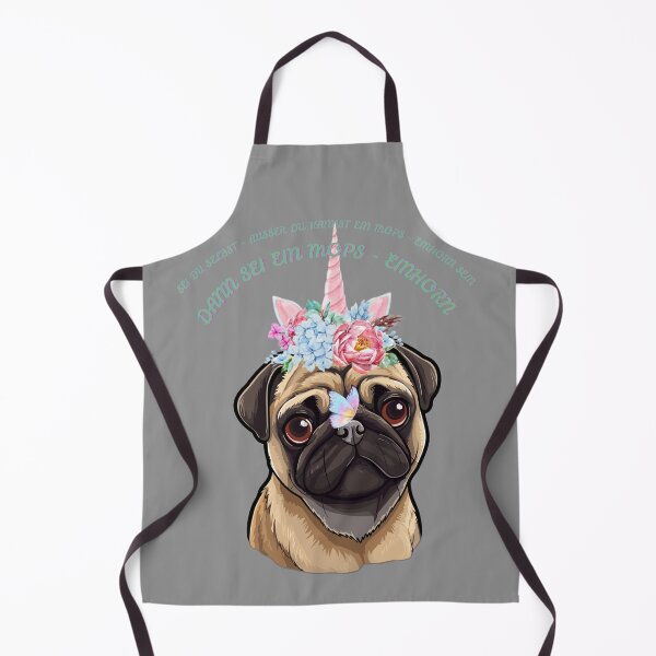 Item preview, Pug Unicorn Design – Be yourself, unless you can be a pug unicorn designed and sold by MitMopsundHerz Rosinchens_Welt.