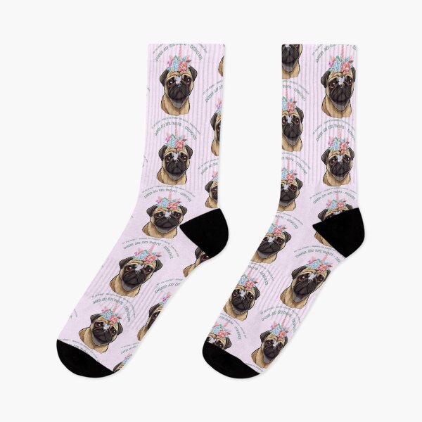 Item preview, Pug Unicorn Design – Be yourself, unless you can be a pug unicorn designed and sold by MitMopsundHerz Rosinchens_Welt.